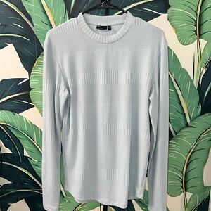ASOS baby blue long sleeve shirt